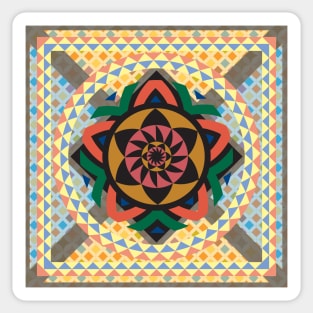 Elegant Moroccan Rug Sticker